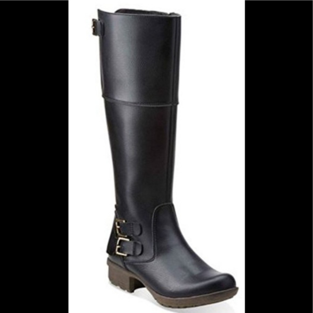 Clark’s Riddle Phrase Black Riding Boots